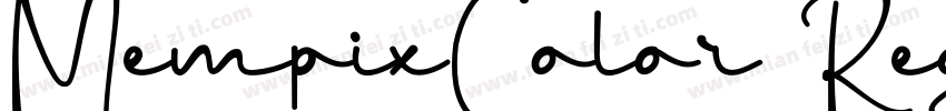 MempixColor Regular字体转换
